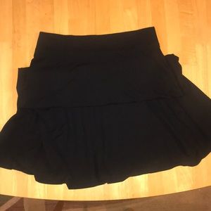Lg, J. Jill black long skirt, 35in long